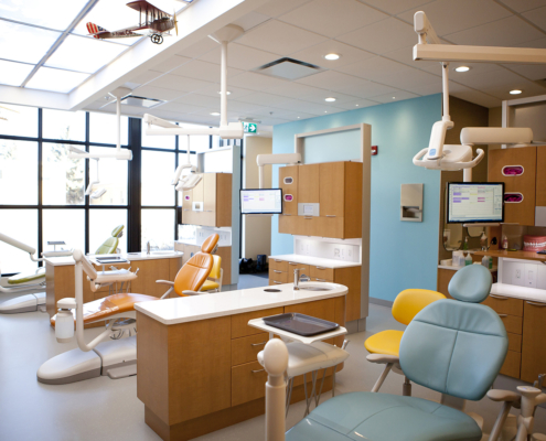 small to tall pediatric dentistry interior design calgary