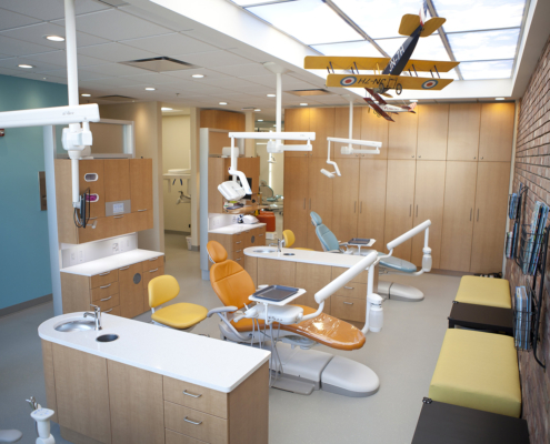 small to tall pediatric dentistry interior design calgary