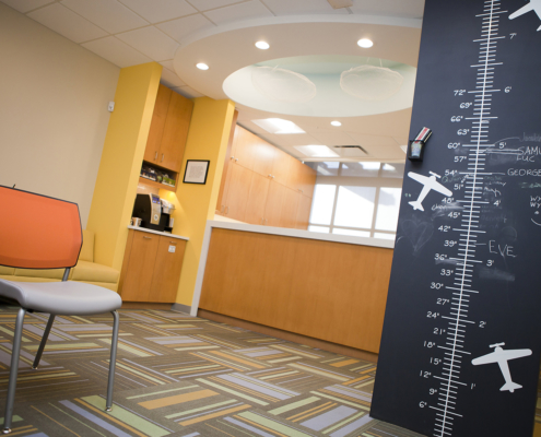 small to tall pediatric dentistry interior design calgary