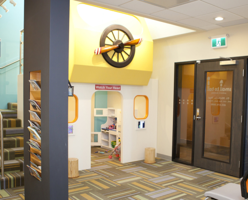 small to tall pediatric dentistry interior design calgary