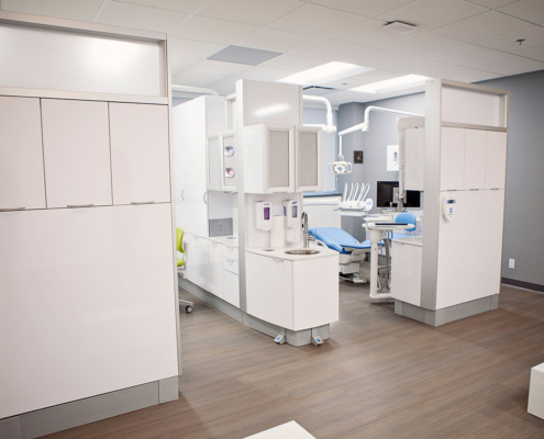 willow smile family dental interior design