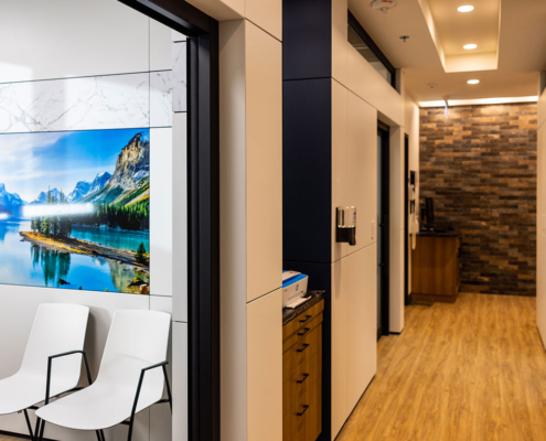 Foundation Oral Surgery dental office interior design Calgary, Alberta