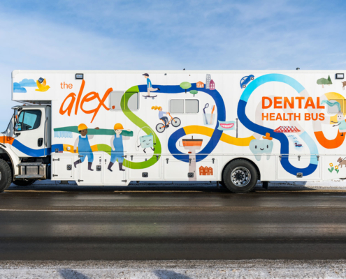 Alex Dental Health Bus Interior Design Calgary, Alberta