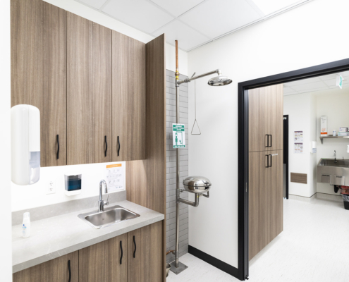 Interior Design services for Cambrian Surgery Centre in Calgary, Alberta.