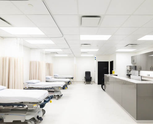 Interior Design services for Cambrian Surgery Centre in Calgary, Alberta.